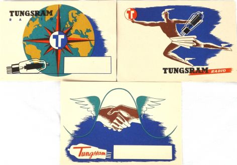 TUNGSRAM QSL LAPOK