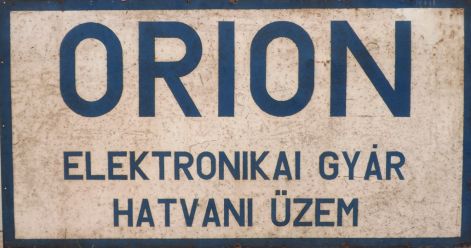 ORION HATVANI ÜZEM TÁBLA